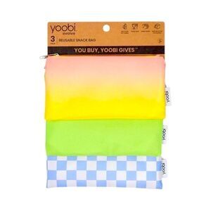 Yoobi
Reusable Snack Bags 3pk NWT